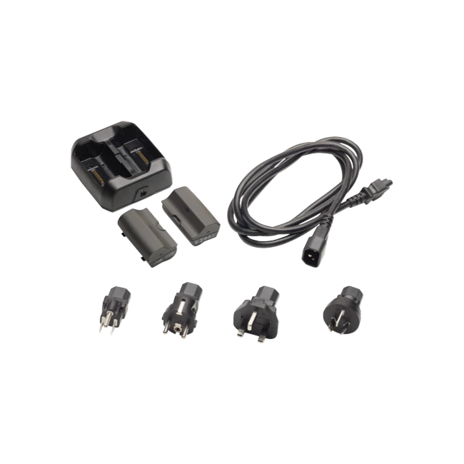 Trimble TSC7 and T7 Accessory - Ext. Battery Charger w/ Int. Cord, Battery 2-pack